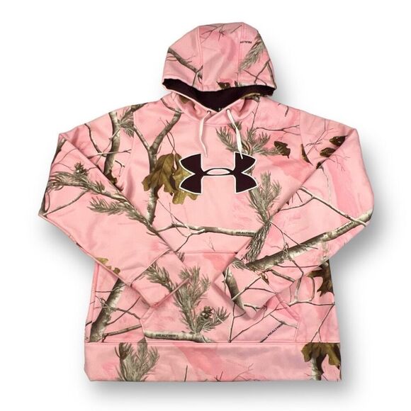 Under Armour Tops - Under Armour Real Tree Camo Loose Hoodie Size Large